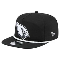 Men's New Era Black Arizona Cardinals B-Dub Golfer Snapback Hat