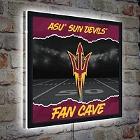 Arizona State Sun Devils 23" LED Fan Cave Square-Shaped Lighted Wall Sign