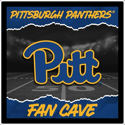 Pitt Panthers 23" LED Fan Cave Square-Shaped Lighted Wall Sign