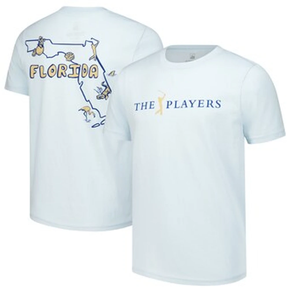 Youth Flomotion Light Blue THE PLAYERS Florida Outline T-Shirt