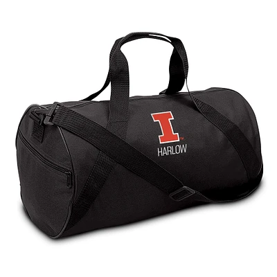 Youth Illinois Fighting Illini Personalized Duffel Bag