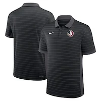 Men's Nike Black Florida State Seminoles 2025 Early Season Coaches Sideline Victory Stripe Performance Polo