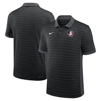 Men's Nike Black Florida State Seminoles 2025 Early Season Coaches Sideline Victory Stripe Performance Polo