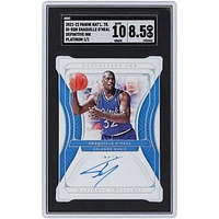 Shaquille O'Neal Orlando Magic Autographed 2021-22 Panini National Treasures Definitive Ink Platinum #DI-SQN #1/1 SGC Authenticated 8.5/10 Card