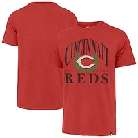 Men's '47 Red Cincinnati Reds Pitchout Franklin T-Shirt