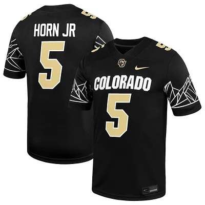 Men's Nike Jimmy Horn Jr Black Colorado Buffaloes NIL Football Game Jersey