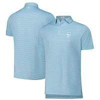 Men's Peter Millar Blue WM Phoenix Open Drum Performance Jersey Polo