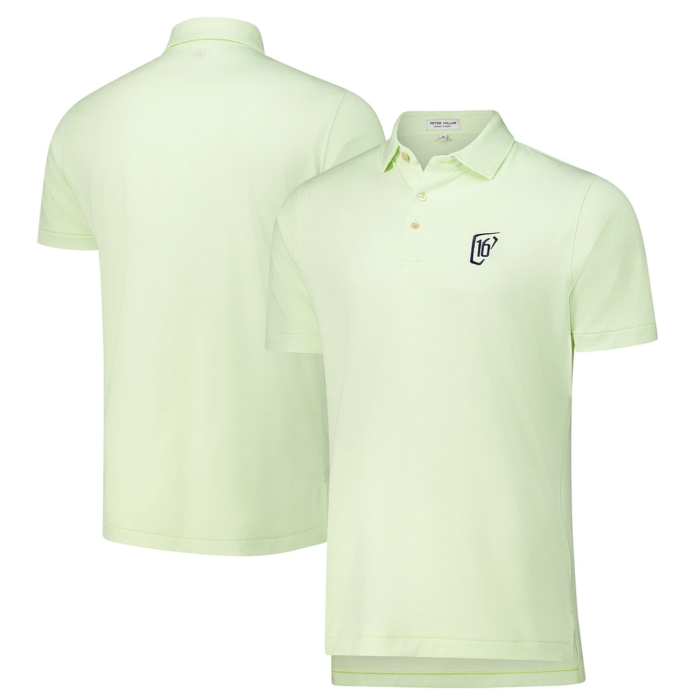 Men's Peter Millar Green WM Phoenix Open Jubilee Performance Jersey Polo