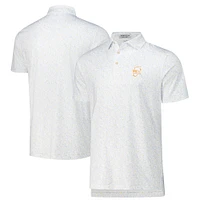 Men's Peter Millar White WM Phoenix Open Sandtrapped Performance Jersey Polo