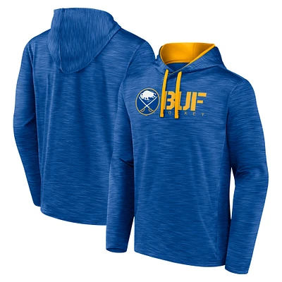 Men's  Royal Buffalo Sabres Head Start Pullover Hoodie