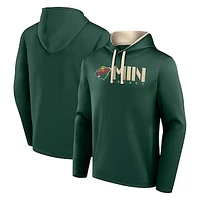 Men's Logo Athletic Green Minnesota Wild Head Start Pullover Hoodie