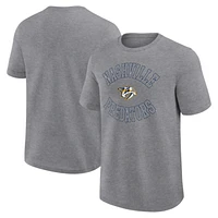Men's Logo Athletic Heather Gray Nashville Predators Success T-Shirt