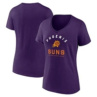 Women's  Purple Phoenix Suns Unrivaled V-Neck T-Shirt