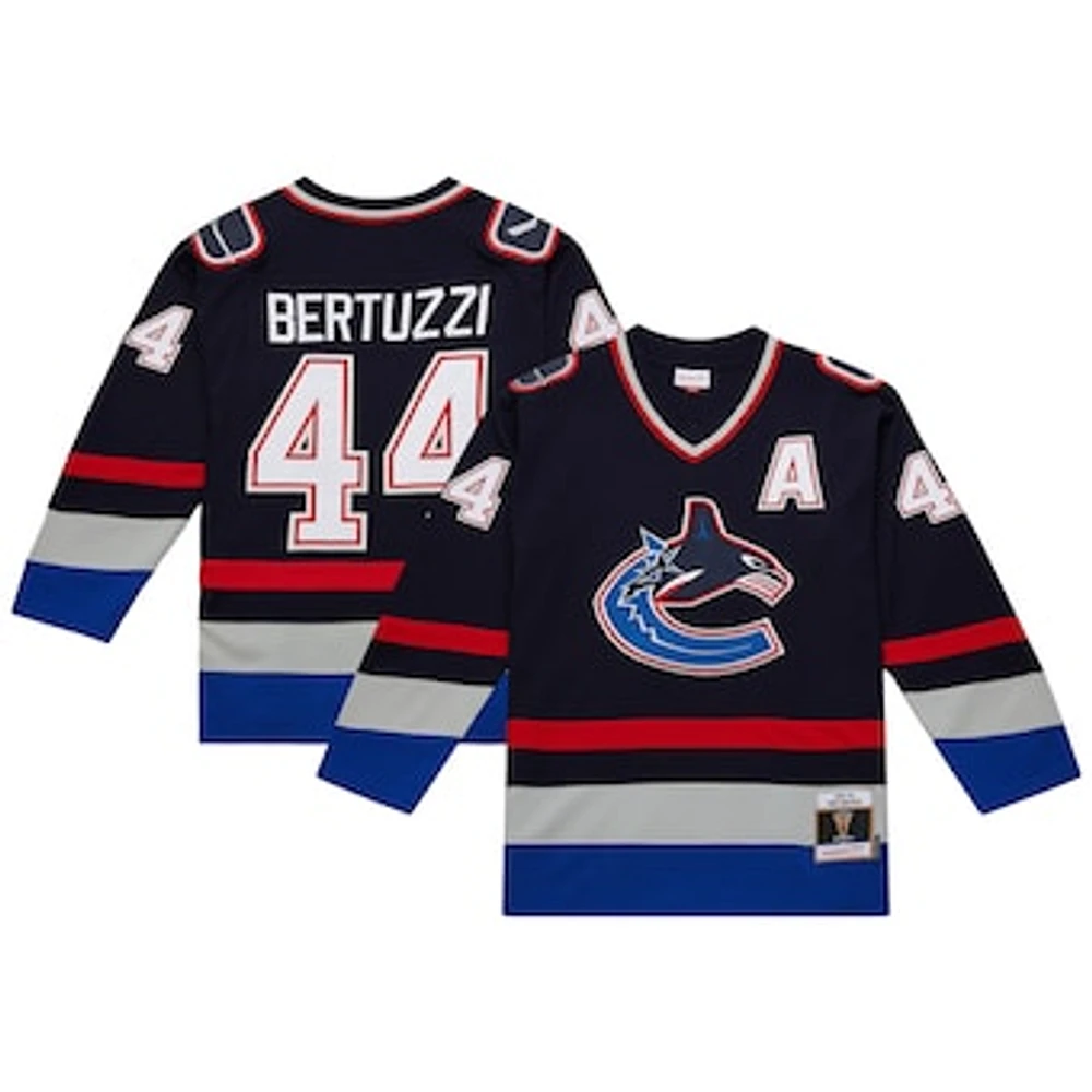 Men's Mitchell & Ness Todd Bertuzzi Navy Vancouver Canucks 2003/04 Power Play Player Jersey