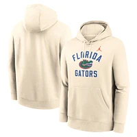 Men's Jordan Brand Cream Florida Gators Arch Logo Pullover Hoodie