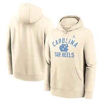 Men's Jordan Brand Cream North Carolina Tar Heels Arch Logo Pullover Hoodie