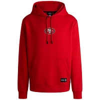 Unisex Hugo Boss Scarlet San Francisco 49ers Woodson Tri-Blend Hoodie