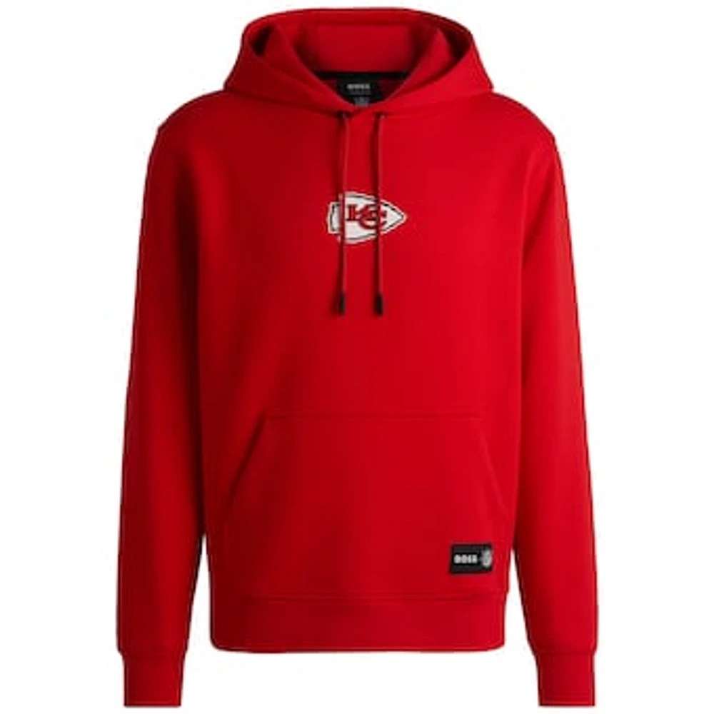 Unisex Hugo Boss Red Kansas City Chiefs Woodson Tri-Blend Hoodie