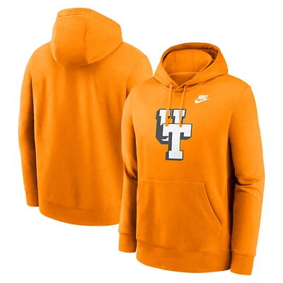 Men's Nike  Tennessee Orange Volunteers Vault Block Pullover Hoodie