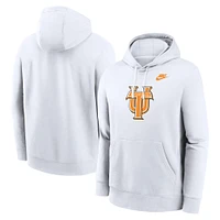 Men's Nike  White Tennessee Volunteers Vault Logo Pullover Hoodie