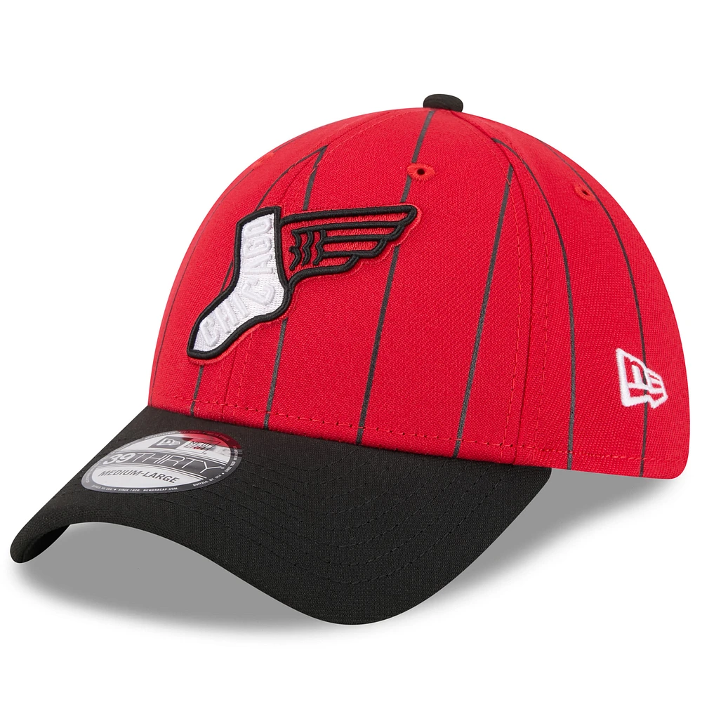 Men's New Era Red/Black Chicago White Sox 2025 City Connect 39THIRTY Flex Hat