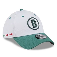 Men's New Era  White/Green Boston Red Sox 2025 City Connect Batting Practice 39THIRTY Flex Hat