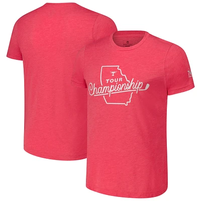 Men's Ahead Heather Red Tour Championship Instant Classic Tri-Blend T-Shirt