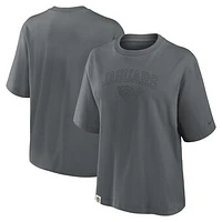 Women's Nike Charcoal Jacksonville Jaguars Glory Arch Boxy T-Shirt