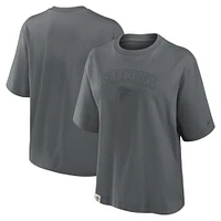 Women's Nike Charcoal Atlanta Falcons Glory Arch Boxy T-Shirt