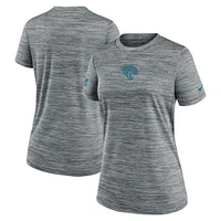 Women's Nike Gray Jacksonville Jaguars Sideline Velocity Performance T-Shirt