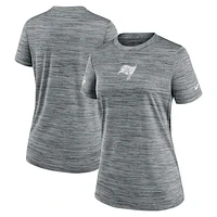 Women's Nike Gray Tampa Bay Buccaneers Sideline Velocity Performance T-Shirt