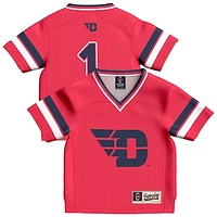 Infant GameDay Greats #1 Red Dayton Flyers Collegiate Football Fashion Jersey