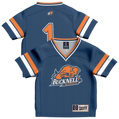 Infant GameDay Greats #1 Blue Bucknell Bison Collegiate Football Fashion Jersey