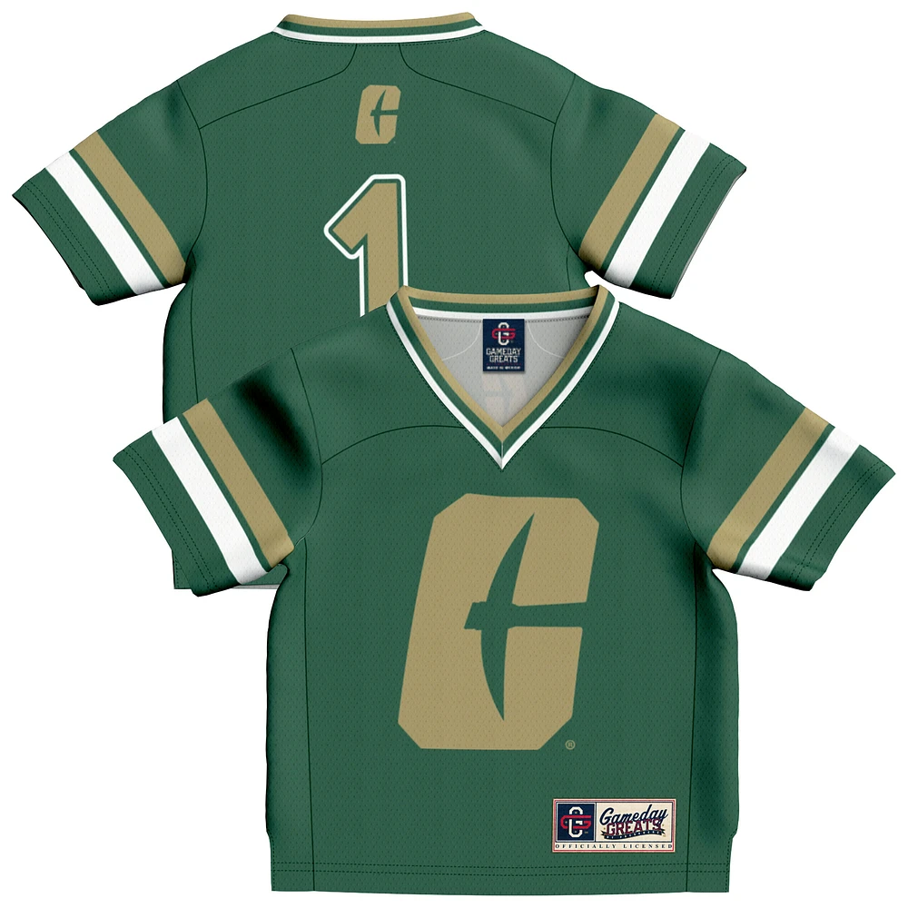 Infant GameDay Greats #1 Green Charlotte 49ers Collegiate Football Fashion Jersey