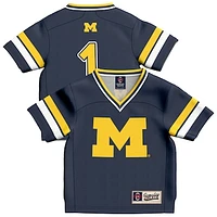 Infant GameDay Greats #1 Navy Michigan Wolverines Collegiate Football Fashion Jersey