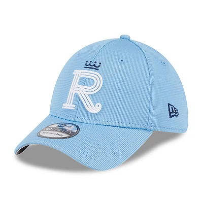 Men's New Era Light Blue Kansas City Royals Connect Batting Practice 39THIRTY Flex Hat