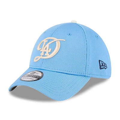 Men's New Era Light Blue Los Angeles Dodgers City Connect Batting Practice 39THIRTY Flex Hat