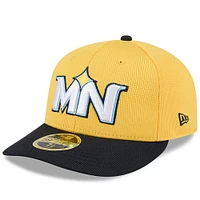Men's New Era Yellow/Black Minnesota Twins City Connect Batting Practice Low Profile 59FIFTY Fitted Hat