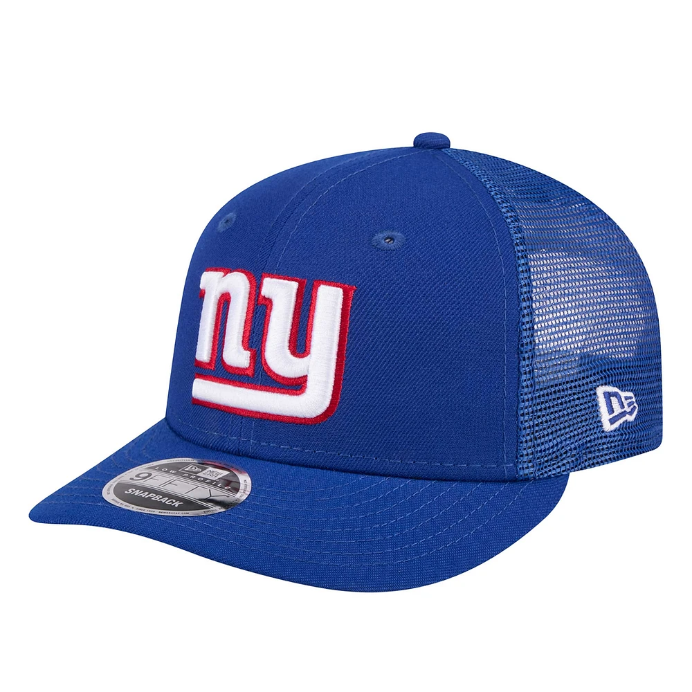 Men's New Era  Royal New York Giants Low Profile 9FIFTY Snapback Hat