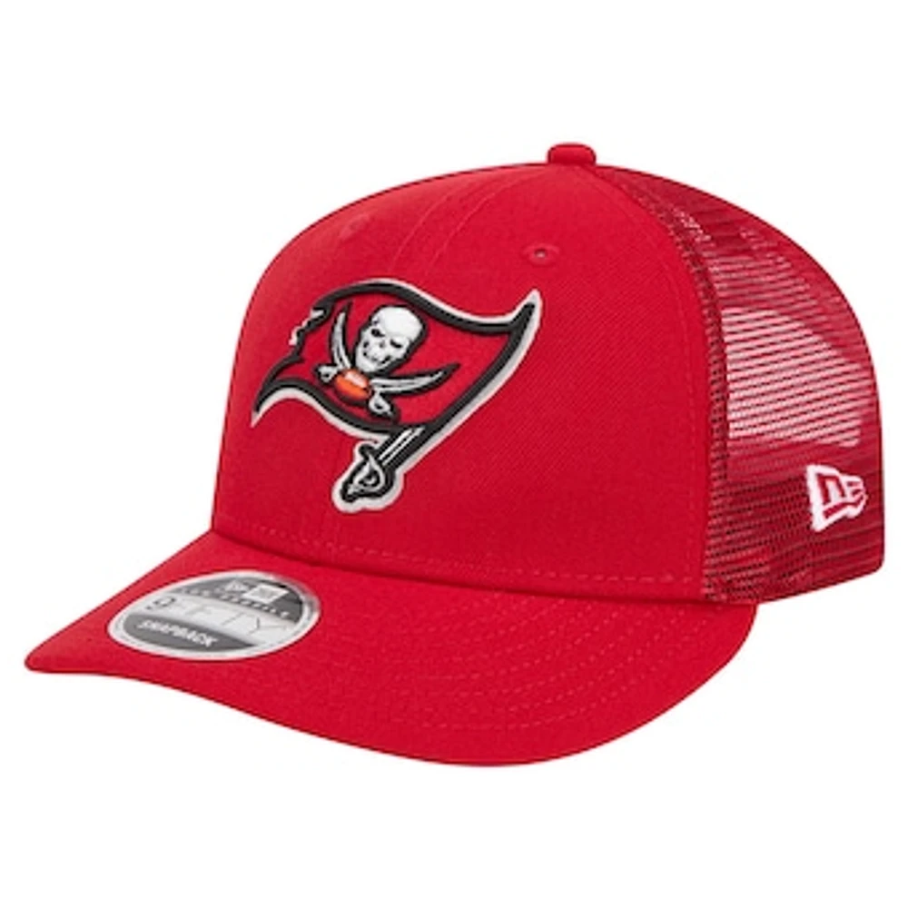 Men's New Era  Red Tampa Bay Buccaneers Low Profile 9FIFTY Snapback Hat