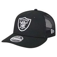 Men's New Era  Black Las Vegas Raiders Low Profile 9FIFTY Snapback Hat