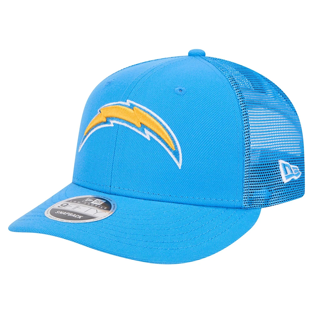 Men's New Era  Powder Blue Los Angeles Chargers Low Profile 9FIFTY Snapback Hat