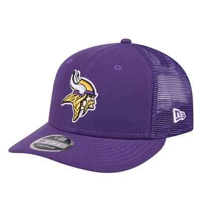 Men's New Era  Purple Minnesota Vikings Low Profile 9FIFTY Snapback Hat