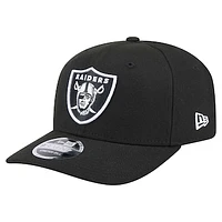 Men's New Era Black Las Vegas Raiders  9SEVENTY Stretch-Snap Hat