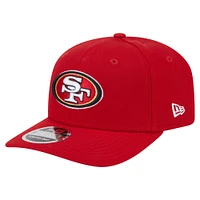 Men's New Era Scarlet San Francisco 49ers  9SEVENTY Stretch-Snap Hat