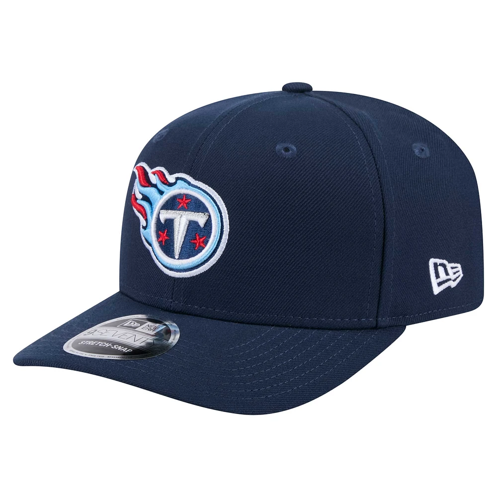 Men's New Era Navy Tennessee Titans  9SEVENTY Stretch-Snap Hat