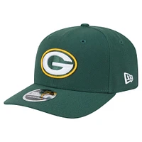 Men's New Era Green Green Bay Packers  9SEVENTY Stretch-Snap Hat