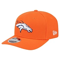 Men's New Era Orange Denver Broncos  9SEVENTY Stretch-Snap Hat