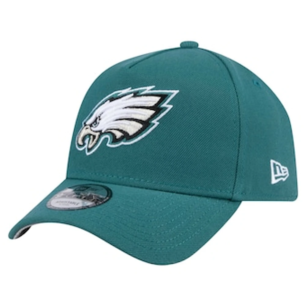 Men's New Era Midnight Green Philadelphia Eagles  A-Frame 9FORTY Adjustable Hat