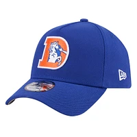 Men's New Era  Royal Denver Broncos A-Frame 9FORTY Adjustable Hat